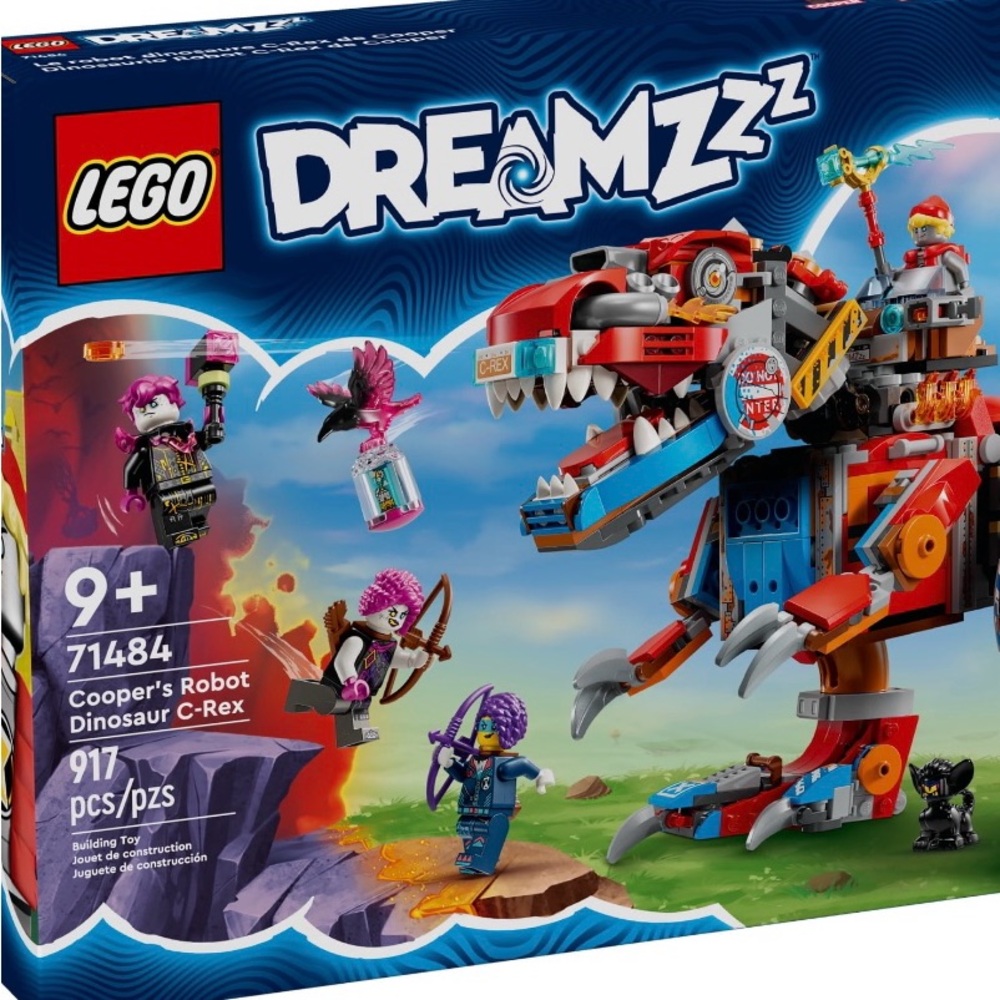 LEGO DREAMZzz Cooper's Robot Dinosaur T-Rex Set